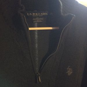 Men’s 2XL half zip Polo sweater